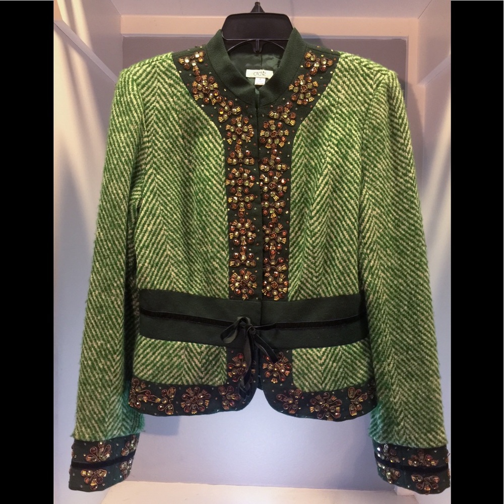 Unique green jacket